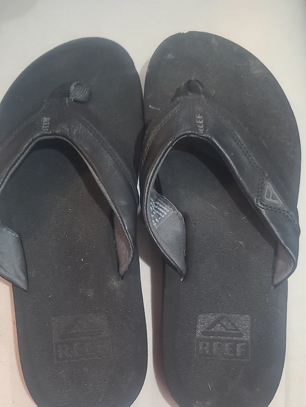 Reef Black Men's Foam Flip Flop Sandals